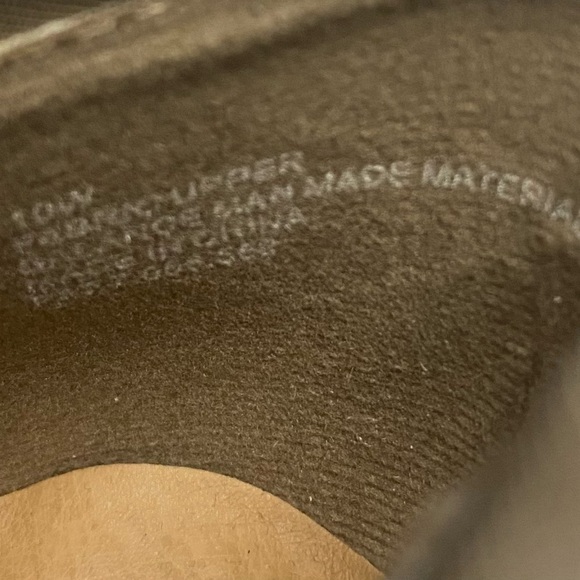 LANE BRYANT TAUPE STRETCH WEDGE ANKLE BOOTIES sz 10w - Picture 7 of 8